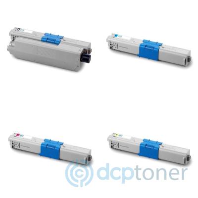 OKI 465087 CMYK Muadil Toner Seti