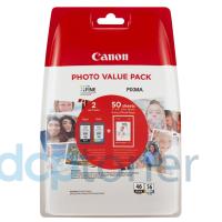 Canon PG-46 & CL-56 Orijinal Kartuş Seti Fotoğraf Kağıdı Hediye