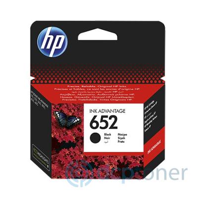 HP F6V25A 652 Siyah Kartuş